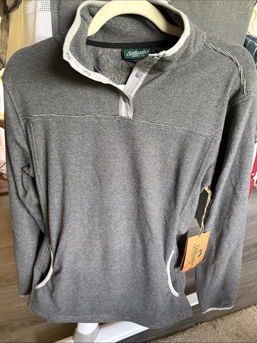 Stillwater Grey Men’s Pullover Jacket